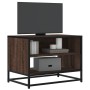 Mueble TV metal y madera ingeniería marrón roble 61x40x46 cm von , TV-Möbel - Ref: Foro24-848883, Preis: 44,95 €, Rabatt: %