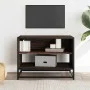 Mueble TV metal y madera ingeniería marrón roble 61x40x46 cm von , TV-Möbel - Ref: Foro24-848883, Preis: 44,42 €, Rabatt: %