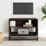 Mueble TV metal y madera ingeniería marrón roble 61x40x46 cm von , TV-Möbel - Ref: Foro24-848883, Preis: 44,95 €, Rabatt: %