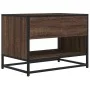 Mueble TV metal y madera ingeniería marrón roble 61x40x46 cm von , TV-Möbel - Ref: Foro24-848883, Preis: 44,42 €, Rabatt: %