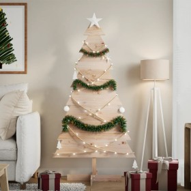 Árbol de Navidad de madera de adorno madera maciza pino 150 cm by , Christmas trees - Ref: Foro24-858192, Price: 46,56 €, Dis...