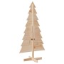 Árbol de Navidad de madera de adorno madera maciza pino 150 cm de , Arboles de navidad - Ref: Foro24-858192, Precio: 46,56 €