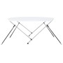Bimini-Markise mit 2 weißen Bögen 150x120x110 cm von vidaXL, Aufbewahrungsabdeckungen für Boote - Ref: Foro24-93123, Preis: 9...