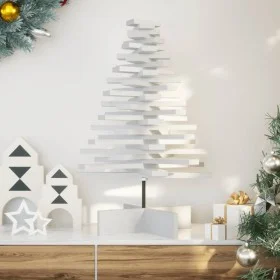 Árbol Navidad de adorno madera maciza pino blanco 80 cm by , Christmas trees - Ref: Foro24-858202, Price: 41,84 €, Discount: %