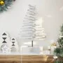 Árbol Navidad de adorno madera maciza pino blanco 80 cm by , Christmas trees - Ref: Foro24-858202, Price: 41,84 €, Discount: %