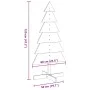 Árbol de Navidad de adorno madera maciza pino blanco 120 cm de , Arboles de navidad - Ref: Foro24-858190, Precio: 27,59 €, De...