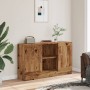 Aparador de madera ingeniería envejecida negro 120x30,5x70 cm von , Sideboards - Ref: Foro24-856162, Preis: 107,25 €, Rabatt: %