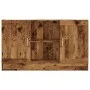 Aparador de madera ingeniería envejecida negro 120x30,5x70 cm by , Sideboards - Ref: Foro24-856162, Price: 104,00 €, Discount: %