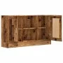 Aparador de madera ingeniería envejecida negro 120x30,5x70 cm by , Sideboards - Ref: Foro24-856162, Price: 104,00 €, Discount: %