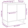 Armario de baño madera de ingeniería envejecida 58x33x60 cm von , Badezimmermöbel - Ref: Foro24-857220, Preis: 61,78 €, Rabat...