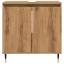 Armario de baño madera de ingeniería roble artisan 58x33x60 cm von , Badezimmermöbel - Ref: Foro24-857215, Preis: 57,02 €, Ra...
