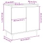 Armario de baño madera de ingeniería roble artisan 58x33x60 cm von , Badezimmermöbel - Ref: Foro24-857215, Preis: 58,07 €, Ra...