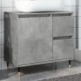 Armario de baño madera contrachapada gris hormigón 65x33x60 cm by , bathroom vanities - Ref: Foro24-857222, Price: 68,74 €, D...