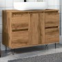 Mueble de baño madera de ingeniería roble artisan 80x33x60 cm von , Badezimmermöbel - Ref: Foro24-857236, Preis: 129,22 €, Ra...