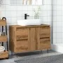 Mueble de baño madera de ingeniería roble artisan 80x33x60 cm de , Muebles de baño - Ref: Foro24-857236, Precio: 126,12 €, De...