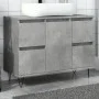 Mueble de baño madera de ingeniería gris hormigón 80x33x60 cm by , Bathroom furniture - Ref: Foro24-857234, Price: 90,05 €, D...