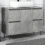 Mueble de baño madera de ingeniería gris hormigón 80x33x60 cm von , Badezimmermöbel - Ref: Foro24-857234, Preis: 91,49 €, Rab...