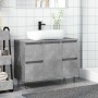 Mueble de baño madera de ingeniería gris hormigón 80x33x60 cm von , Badezimmermöbel - Ref: Foro24-857234, Preis: 91,49 €, Rab...