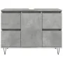 Mueble de baño madera de ingeniería gris hormigón 80x33x60 cm by , Bathroom furniture - Ref: Foro24-857234, Price: 90,05 €, D...