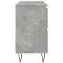 Mueble de baño madera de ingeniería gris hormigón 80x33x60 cm by , Bathroom furniture - Ref: Foro24-857234, Price: 90,05 €, D...