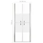 ESG Duschtür halbmatt 86x190 cm von vidaXL, Duschtüren - Ref: Foro24-148788, Preis: 240,73 €, Rabatt: %