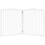 Puerta para perros plegable 2 paneles madera álamo blanca 160cm by , Dog kennels and fences - Ref: Foro24-352218, Price: 44,9...