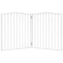 Puerta para perros plegable 2 paneles madera álamo blanca 160cm von , Hundehütten und Zäune - Ref: Foro24-352218, Preis: 45,8...
