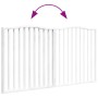Puerta para perros plegable 2 paneles madera álamo blanca 160cm von , Hundehütten und Zäune - Ref: Foro24-352218, Preis: 45,8...