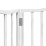 Puerta para perros plegable 2 paneles madera álamo blanca 160cm by , Dog kennels and fences - Ref: Foro24-352218, Price: 44,9...
