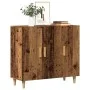 Aparador de madera de ingeniería envejecido 90x34x80 cm by , Sideboards - Ref: Foro24-856890, Price: 100,87 €, Discount: %