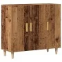 Aparador de madera de ingeniería envejecido 90x34x80 cm by , Sideboards - Ref: Foro24-856890, Price: 100,87 €, Discount: %