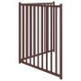 Puerta de perros plegable 2 paneles madera abeto marrón 160 cm von , Hundehütten und Zäune - Ref: Foro24-352298, Preis: 54,38...