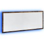 Espejo de baño LED madera ingeniería roble ahumado 100x8,5x37cm von , Badezimmerwaschtische - Ref: Foro24-856272, Preis: 63,3...