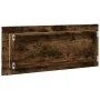 Espejo de baño LED madera ingeniería roble ahumado 100x8,5x37cm de , Tocadores de baño - Ref: Foro24-856272, Precio: 62,39 €,...