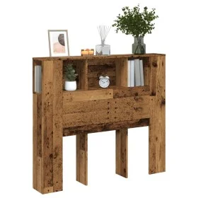 Cabecero armario madera ingeniería envejecida 120x19x104,5 cm von , Schließfächer und Lagerschränke - Ref: Foro24-856878, Pre...