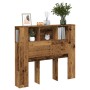 Cabecero armario madera ingeniería envejecida 120x19x104,5 cm von , Schließfächer und Lagerschränke - Ref: Foro24-856878, Pre...