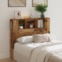 Cabecero armario madera ingeniería envejecida 120x19x104,5 cm von , Schließfächer und Lagerschränke - Ref: Foro24-856878, Pre...