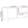 Mueble discos madera de ingeniería roble artisan 84,5x38x48 cm von , Schränke und Lagerung - Ref: Foro24-857243, Preis: 72,07...