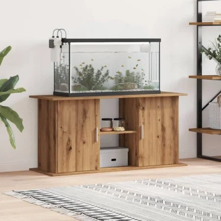 Soporte de acuario madera ingeniería roble artisan 121x41x58 cm by , Aquarium supports - Ref: Foro24-857283, Price: 135,08 €,...