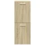 Set de muebles de baño 3 pzas madera contrachapada roble Sonoma by , Bathroom furniture - Ref: Foro24-3324996, Price: 98,94 €...