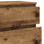 Cajonera de madera de ingeniería envejecida 60x36x103 cm de , Aparadores - Ref: Foro24-855996, Precio: 110,01 €, Descuento: %