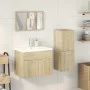 Juego de muebles de baño 4 pzas contrachapada roble Sonoma by , Bathroom furniture - Ref: Foro24-3325008, Price: 201,76 €, Di...