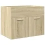 Juego de muebles de baño 4 pzas contrachapada roble Sonoma by , Bathroom furniture - Ref: Foro24-3325008, Price: 201,76 €, Di...