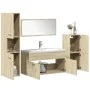 Juego de muebles de baño 5 pzas madera ingeniería roble Sonoma by , Bathroom furniture - Ref: Foro24-3325003, Price: 313,73 €...