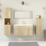 Juego de muebles de baño 5 pzas madera ingeniería roble Sonoma by , Bathroom furniture - Ref: Foro24-3325003, Price: 313,73 €...