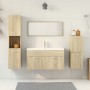 Juego de muebles de baño 5 pzas madera ingeniería roble Sonoma von , Badezimmermöbel - Ref: Foro24-3325003, Preis: 330,58 €, ...