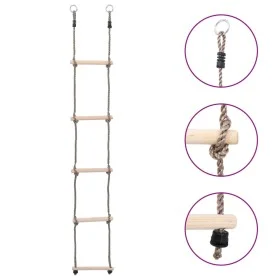 5-step ladder solid pine wood 210 cm by vidaXL, Baby Activity Toys - Ref: Foro24-93150, Price: 23,81 €, Discount: %