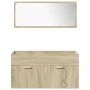 Juego de muebles de baño 5 pzas madera ingeniería roble Sonoma by , Bathroom furniture - Ref: Foro24-3325003, Price: 313,73 €...
