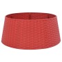 Falda del árbol de Navidad plástico roja Ø56x23 cm von , Weihnachtsbaum-Fußsack - Ref: Foro24-4019952, Preis: 16,96 €, Rabatt: %