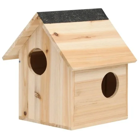 Squirrel house solid fir wood 26x25x29 cm by vidaXL, Cages and habitats for small animals - Ref: Foro24-314821, Price: 27,99 ...